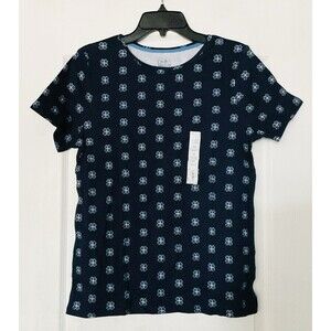 Croft & Barrow Women's Essential Crewneck Tee Size M, Navy Mini Tile